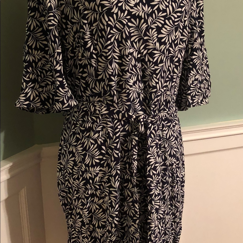 Boden Navy Print Shift Dress